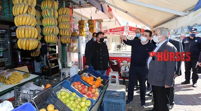 Kepez'de kademeli normalleşme denetimi