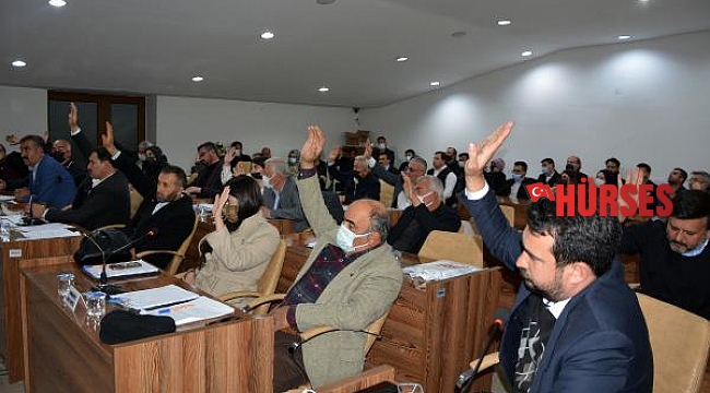 Korkuteli Belediye meclisi toplandı