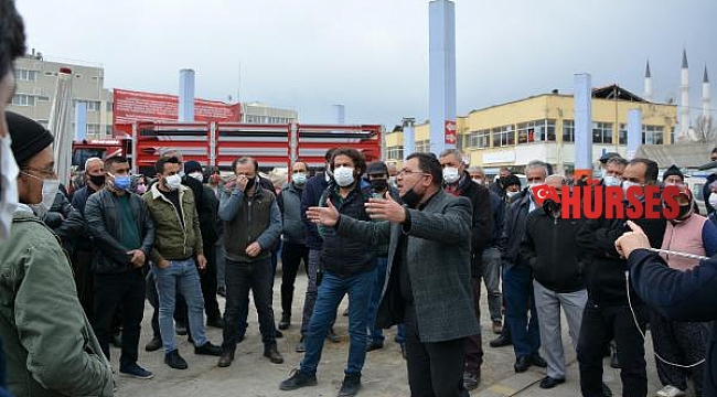 Korkuteli'de pazar yeri tartışması