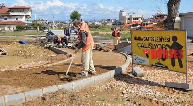 Manavgat Belediyesi'nden Sorgun Mahallesi'ne park