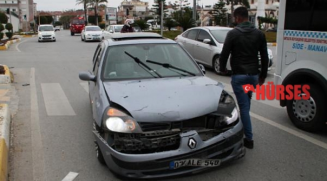 Manavgat'ta kaza: 1 yaralı