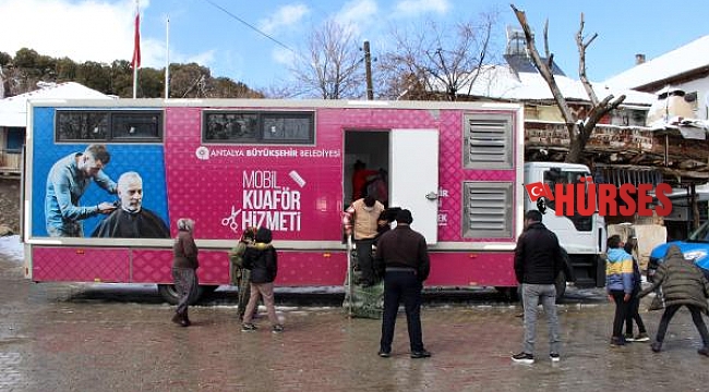 Mobil Kuaför Tırı, Korkuteli ve Elmalı'da