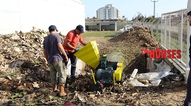 Muz serasının atıkları gübre olup yeniden seraya dönüyor