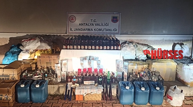 Oto yıkamacıya kaçak alkol baskını: 2 gözaltı
