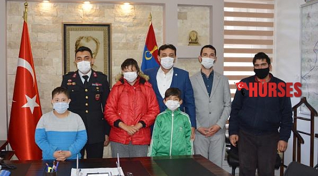 Özel öğrenciler, jandarmayı ziyaret etti