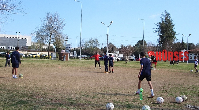 Pandemide park, antrenman sahaları oldu