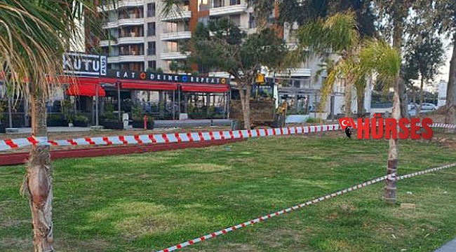 Sahil kenarında tedirgin eden çalışma