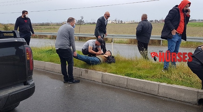 Trafik kazası sonrası düşündüren ilk yardım kargaşası