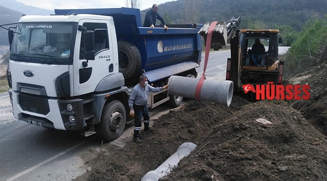 Alanya'da 4 mahallenin yoluna bakım yapıldı