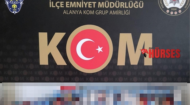 Alanya'da kaçak tütün operasyonu