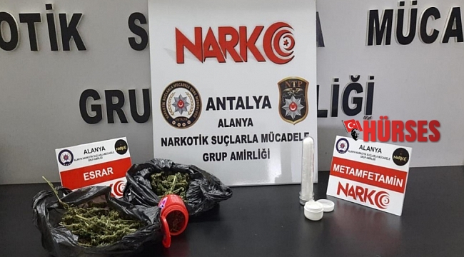 Alanya'da tırda uyuşturucu ele geçirildi