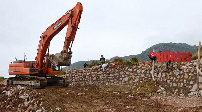 Alanya'nın Cikcilli Mezarlığı genişletiliyor
