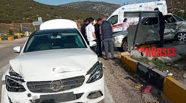 Antalya- Korkuteli karayolunda kaza: 2 yaralı
