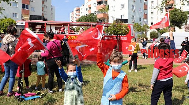 Antalya'da 23 Nisan coşkusu başladı
