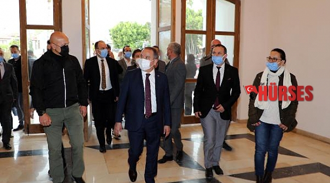 Başkan Böcek Karaalioğlu Kent Yaşam Parkı Projesi'ni inceledi