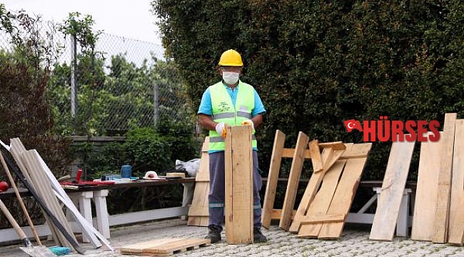 Başkan Yücel işçilere mesleki yeterlilik belgesi verdi
