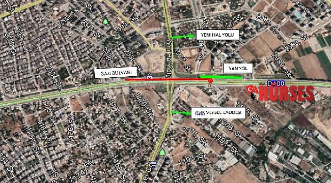 Hal Köprülü Kavşağı bakım için trafiğe kapatılacak