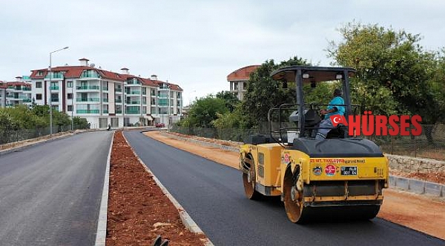 Hayri Doğan Caddesi'nde asfalt çalışması