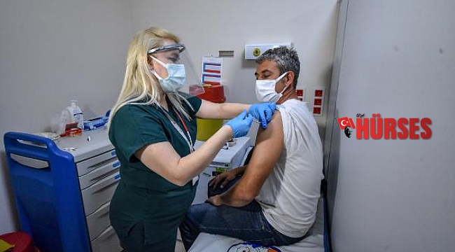 İftarını yapan aşı olmaya gitti