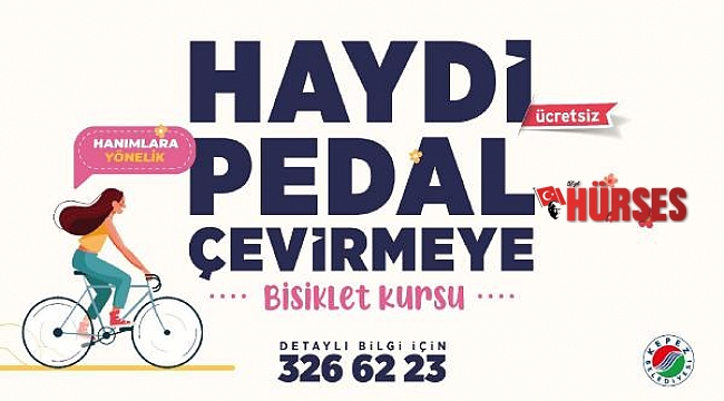 Kadınlar için ücretsiz bisiklet kursu