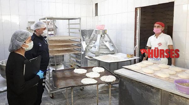 Kemer'deki fırınlar denetlendi