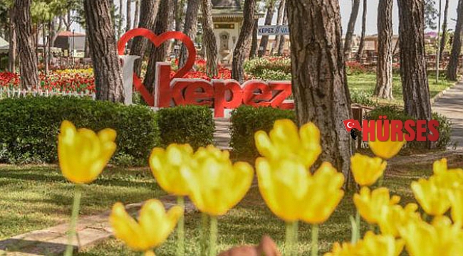 Kepez'de lale baharı