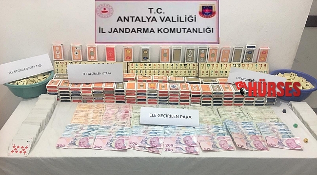 Kıraathanede kumar oynayan 16 kişiye 76 bin TL para cezası