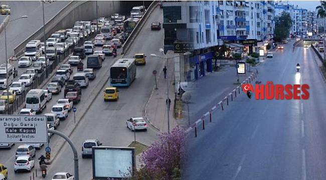 Kısıtlama yaklaşınca sokaklar boş kaldı!