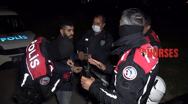 Kısıtlamada 'kaçmayalım' dediği arkadaşı kaçtı, o yakalandı