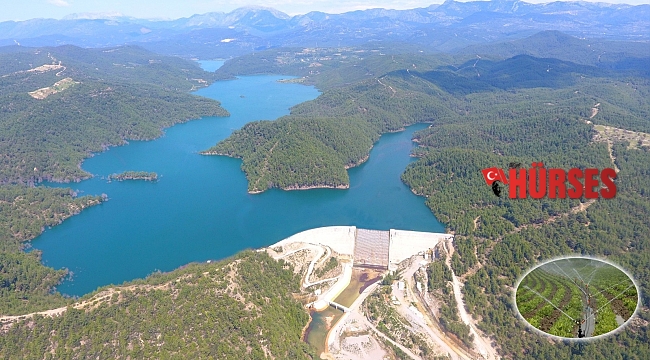 Manavgat Naras Barajından milli ekonomiye önemli katkı