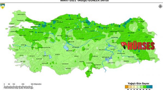 Mart ayında yağış bereketi