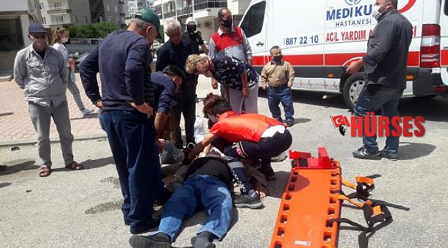 Motosikletler kafa kafaya çarpıştı