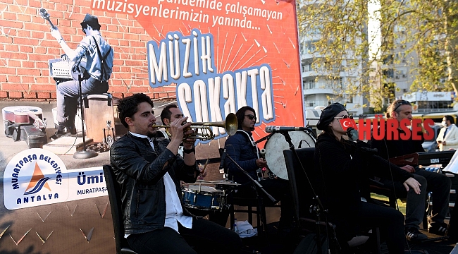 Muratpaşa müziği sokağa taşıyor
