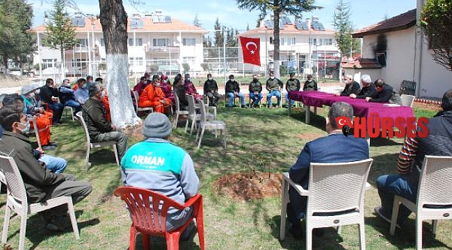 Orman yangınlarıyla mücadele iş başı eğitimi