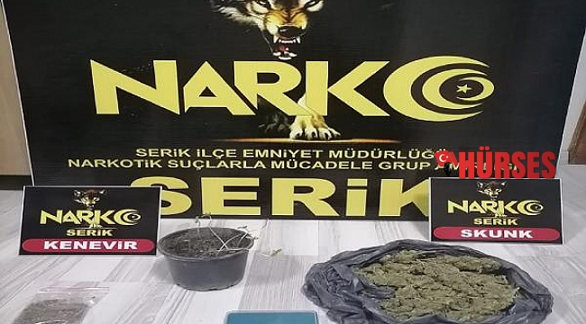 Serik'te uyuşturucu operasyonu: 7 gözaltı