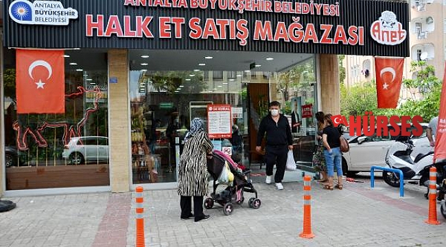 Alanya Halk Et'te 1 yılda 63 ton et satıldı