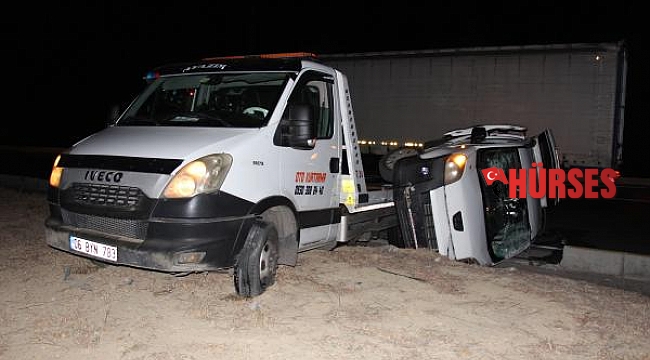 Arızalı araç taşıyan çekici ile kamyon çarpıştı: 5 yaralı