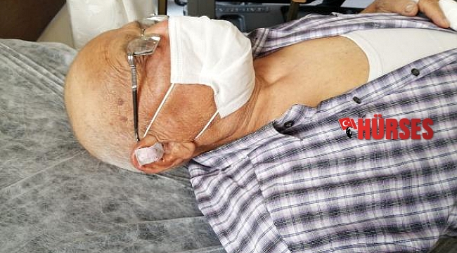 Cenazesine katıldığı kadının eşi tarafından sopayla dövüldü