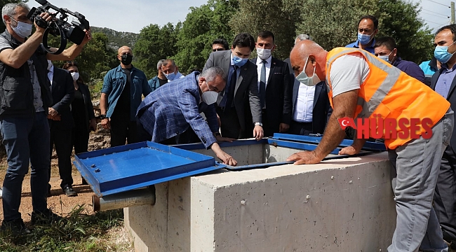 Demre Sulama Tesisi Böcek tarafından hizmete alındı