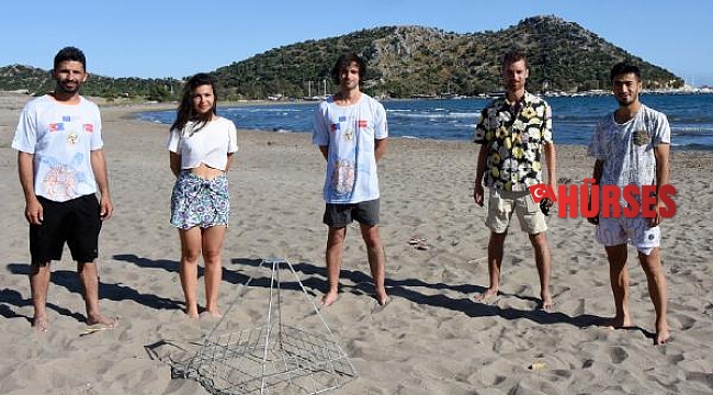 Demre ve Manavgat'ta ilk caretta caretta yuvaları korumaya alındı
