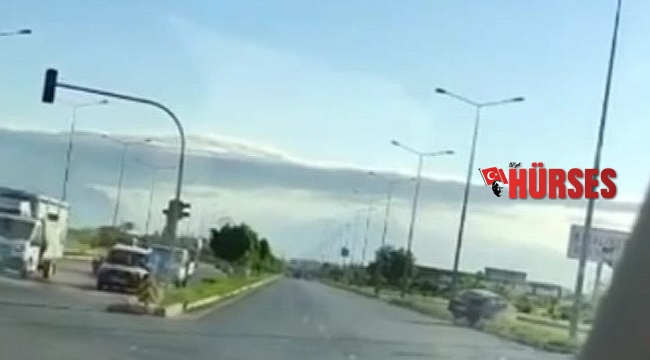 Drift girişimi, refüj ve yan yolda bitti
