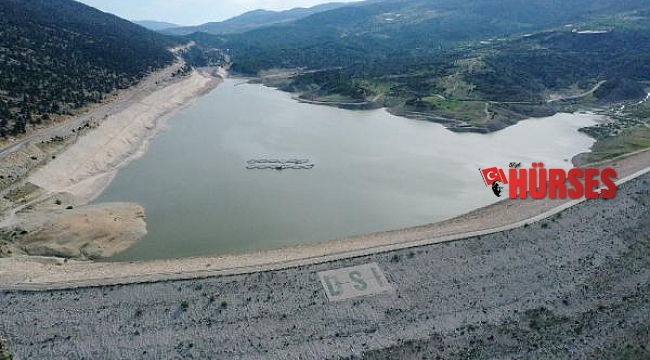 Gömbe ve Elmalı ovalarına hayat veren barajda su seviyesi düştü