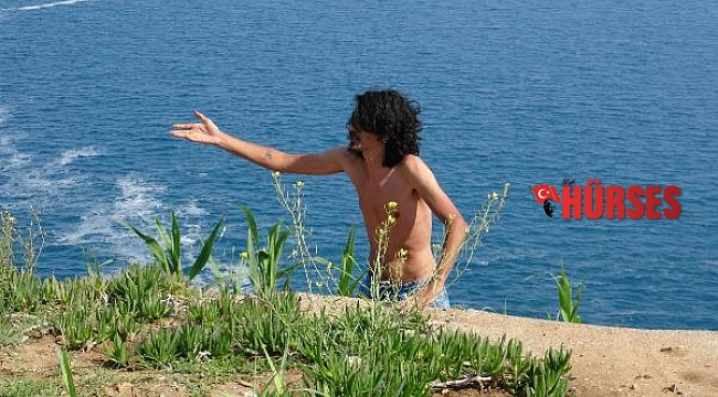 İntihar için falezlere çıkan kişiyi polis 5 saatin sonunda yakaladı