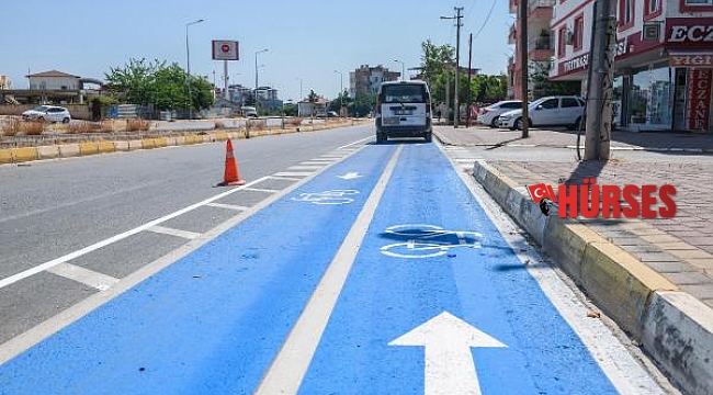 Kepez'e 10 kilometrelik bisiklet yolu yapılıyor