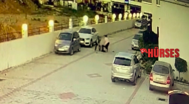 Komşu kadınlardan kadın öğretmene site bahçesinde dayak