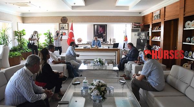 Rus Konsolos Rogoza Kemer Belediyesi'nde