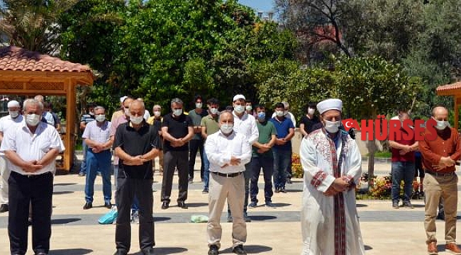 Serik'te, Kudüs şehitleri için cenaze namazı
