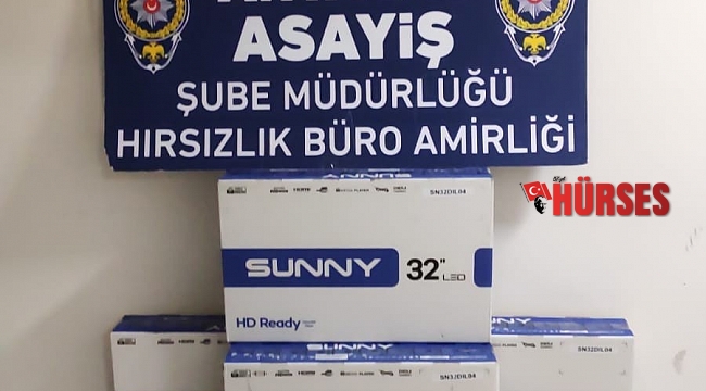 Televizyon hırsızları tutuklandı