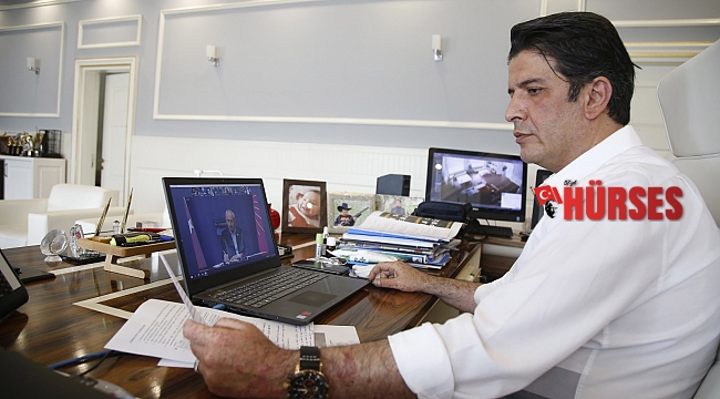 Turgay Genç, Kılıçdaroğlu ile video konferans toplantısına katıldı