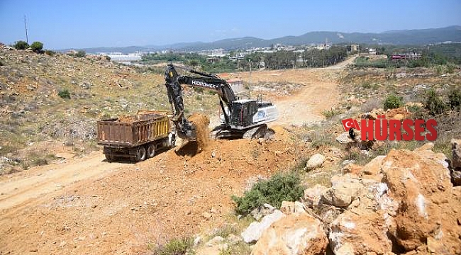 Türkler ve Toslak'ta yeni yol çalışması